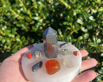 Aries Crystal Grid – Grounding, Protection, and Balance