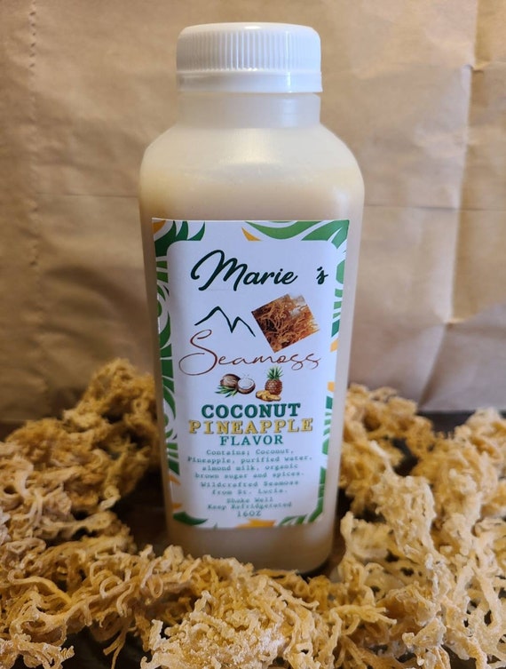 Sea Moss Juice/ Coconut Pineapple/ IMMUNE Boost/ Supplement Etsy