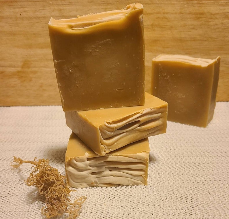 Turmeric / Sea Moss / Honey / Brightening Sea Moss Soap/ Etsy