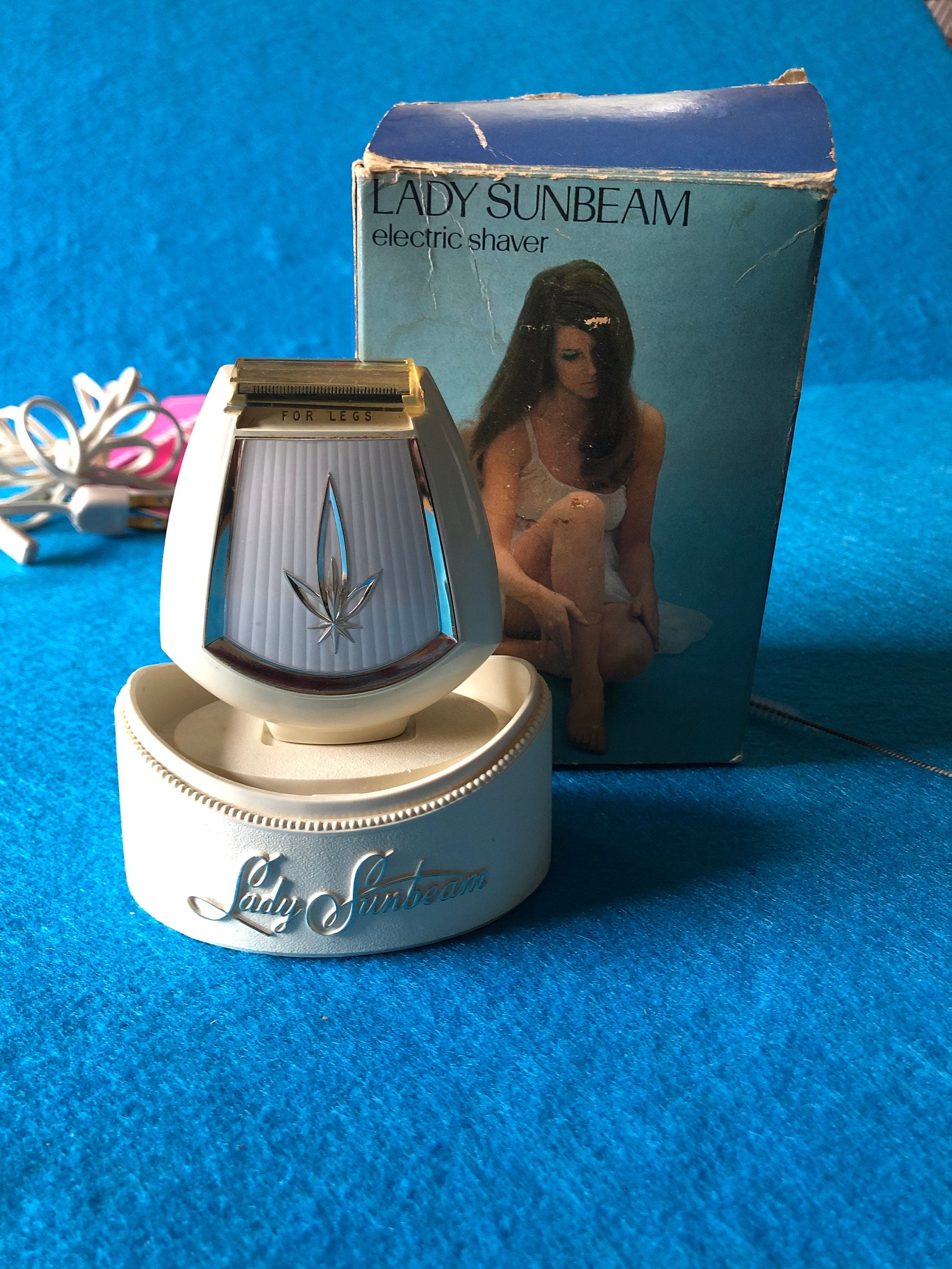1960s Vintage Lady Sunbeam electric Shaver with original box Etsy