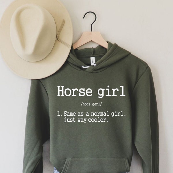 Horse Hoodie Etsy