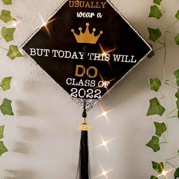 Bling Graduation Cap Etsy