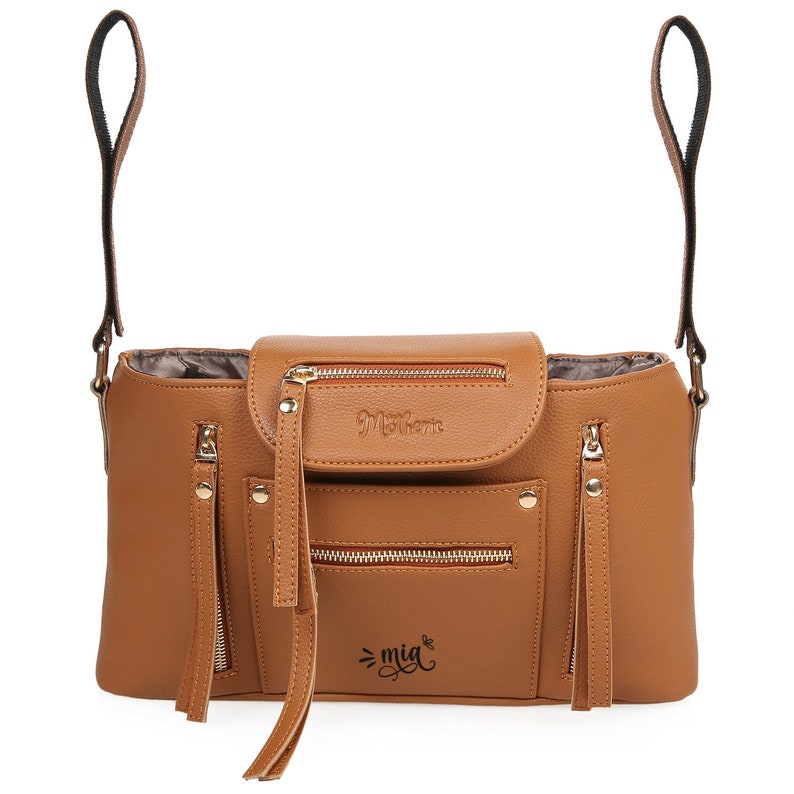 leather stroller organizer