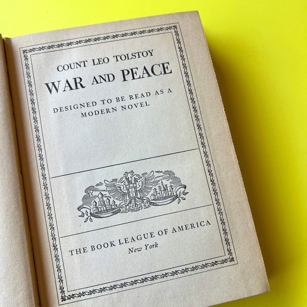 tolstoy war and peace tolstoy war and peace