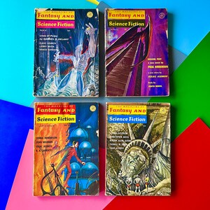 Czasopismo fantasy i science fiction, partia 4 egzemplarzy