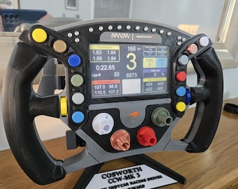 CCW MK3 Indycar Steering Wheel - Handmade & 3D Printed in PLA CCW MK3 Indycar Steering Wheel - Handmade & 3D Printed in PLA