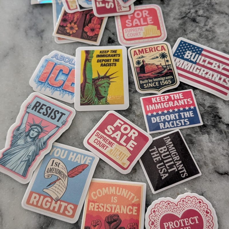 Political Stickers - Etsy