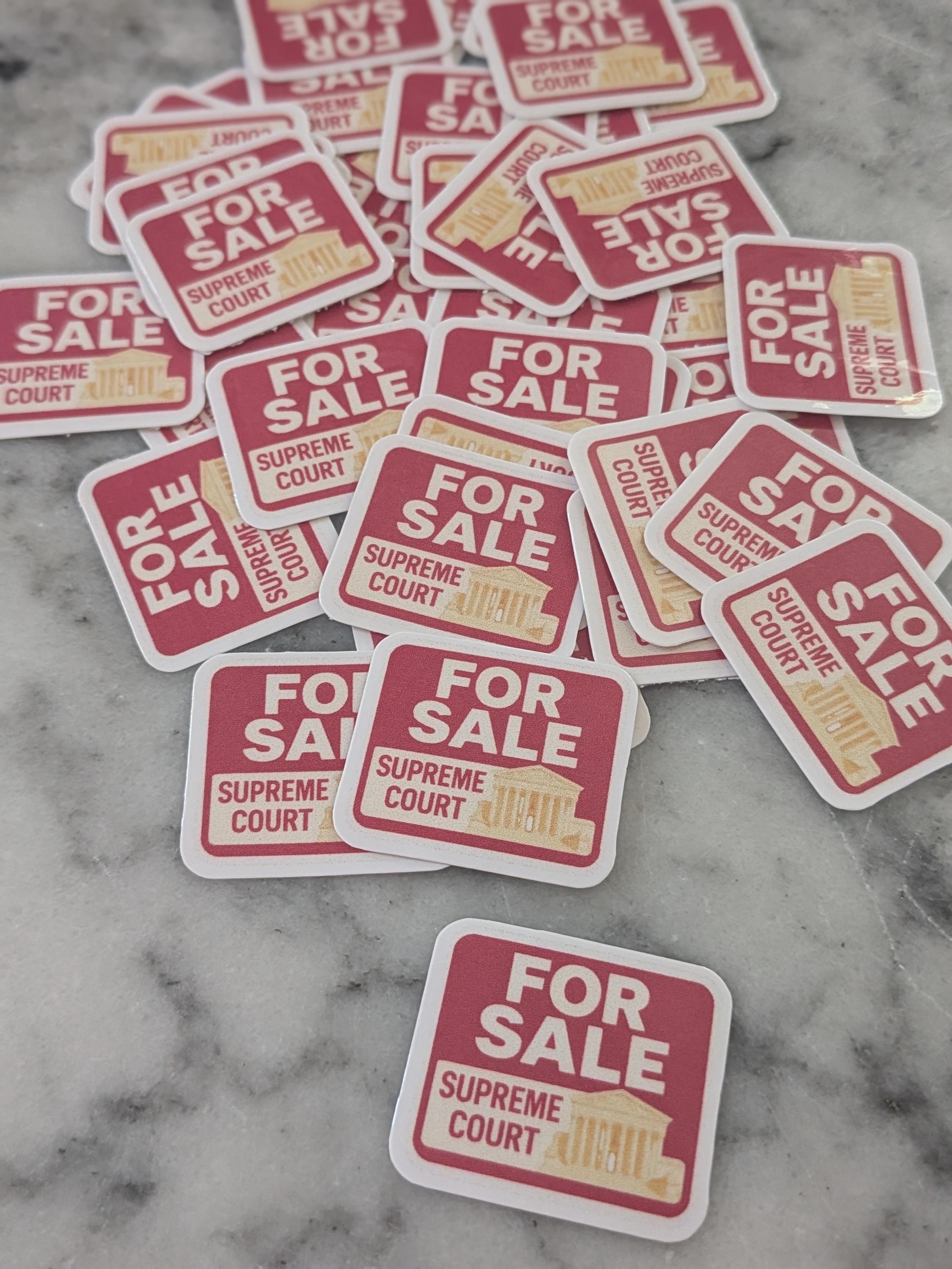 Mini “for Sale: Supreme Court” Stickers – 1