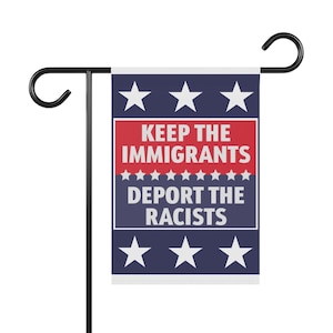 Political Garden Banner, Activism Yard Flag, Social Justice Garden Art, Protest Decor, Outdoor Flag, Political Yard Sign, Home and Garden