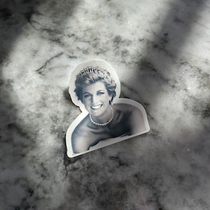 PRINCESS DIANA WATERDICHTE sticker voor laptops, waterflessen, stanleybekers, bumpers, notebooks