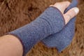 Wrist warmers made from 100% merino wool - wrist warmers - brown, grey, blue, pink, green - arm warmers, hand warmers, winter/autumn - wrist warmers - for her
