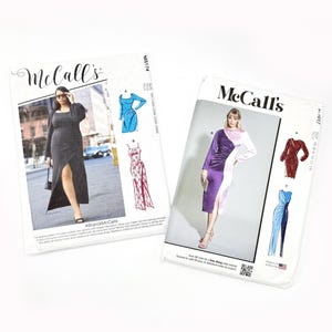 McCalls Dress Sewing Pattern: M8174 (18-24), M8341 (6-14)