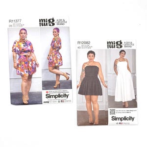 Simplicity Mimi G sewing pattern 9550/9917 | Women&#39;s Dress, Shirt & Skirt | Uncut FF