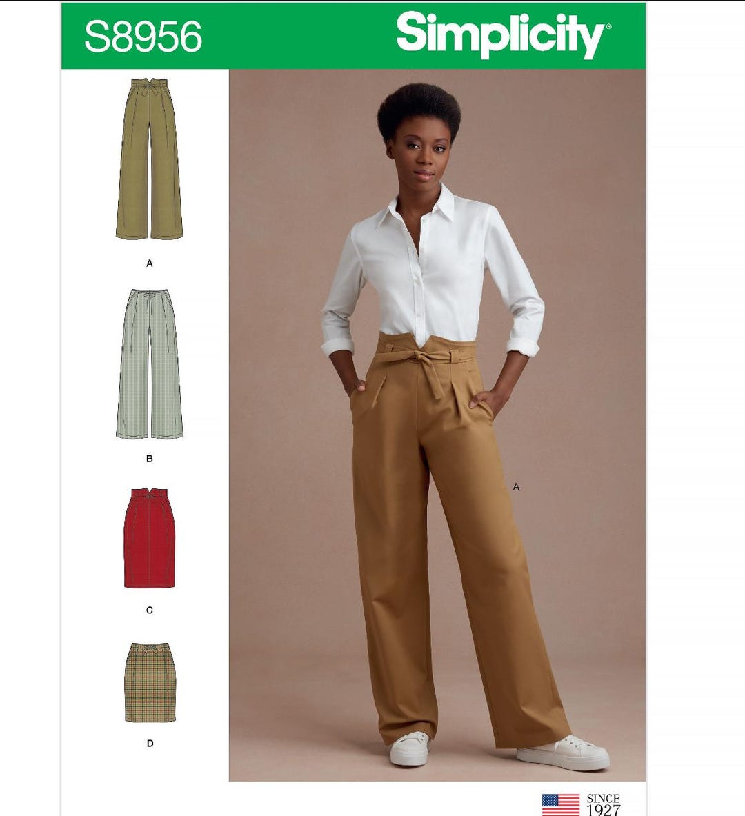 Simplicity Sewing Pattern 8956 | Women Pant Pattern - Etsy
