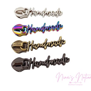 Handmade zipper pulls | #5 zipper pulls