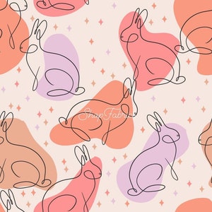 abstract bunnies