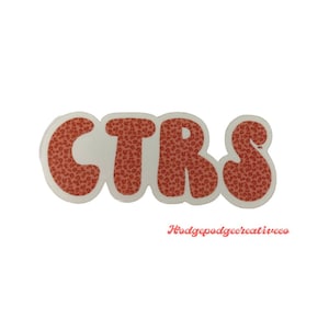 CTRS Sticker|| CTRS Leopard Print Sticker|| Rec Therapy Sticker|| CTRS || Rec Therapeut| Leopardendruck