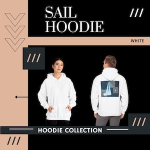 Sail Boat Sweatshirt, Boating Enthusiast Gift, Boat Lover Hoodie, Boat Fan Appeal, Boating Clothing, Men's Women's Pullover