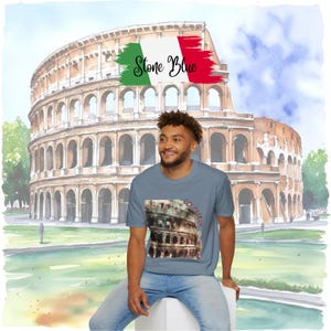 Colosseum T-Shirt | Ancient Rome Graphic Tee | Italian Landmark Shirt | Historical Travel Souvenir | Unisex Rome Apparel