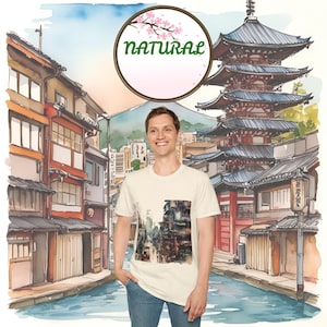 Tokyo Unisex Softstyle T-Shirt, Travel Watercolor Tee, City Lover Gift, Graphic Tee, Streetwear Shirt