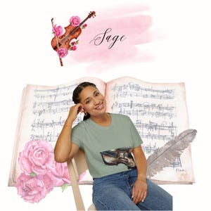 Violin T-Shirt | Music Lover Tee | Classical Instrument Shirt | Orchestra Gift | Musician Graphic Tee