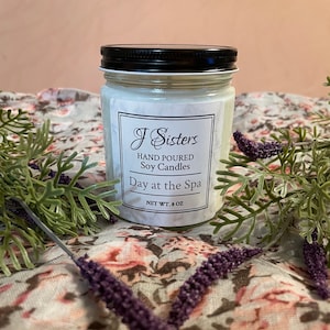 Day at the Spa Aromatherapy Hand Poured Soy Candle