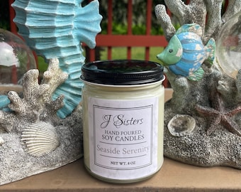 Seaside Serenity Hand Poured Soy Candle