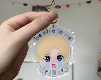 Leon S Kennedy Acrylic Keychain | Resident Evil Bag Charm