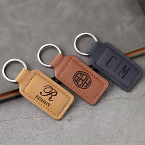 Keychain for Son, Christmas Gift for Son, Gift from Mom, Son Graduation Gift, Personalized Name Keychain, Monogram Keychain