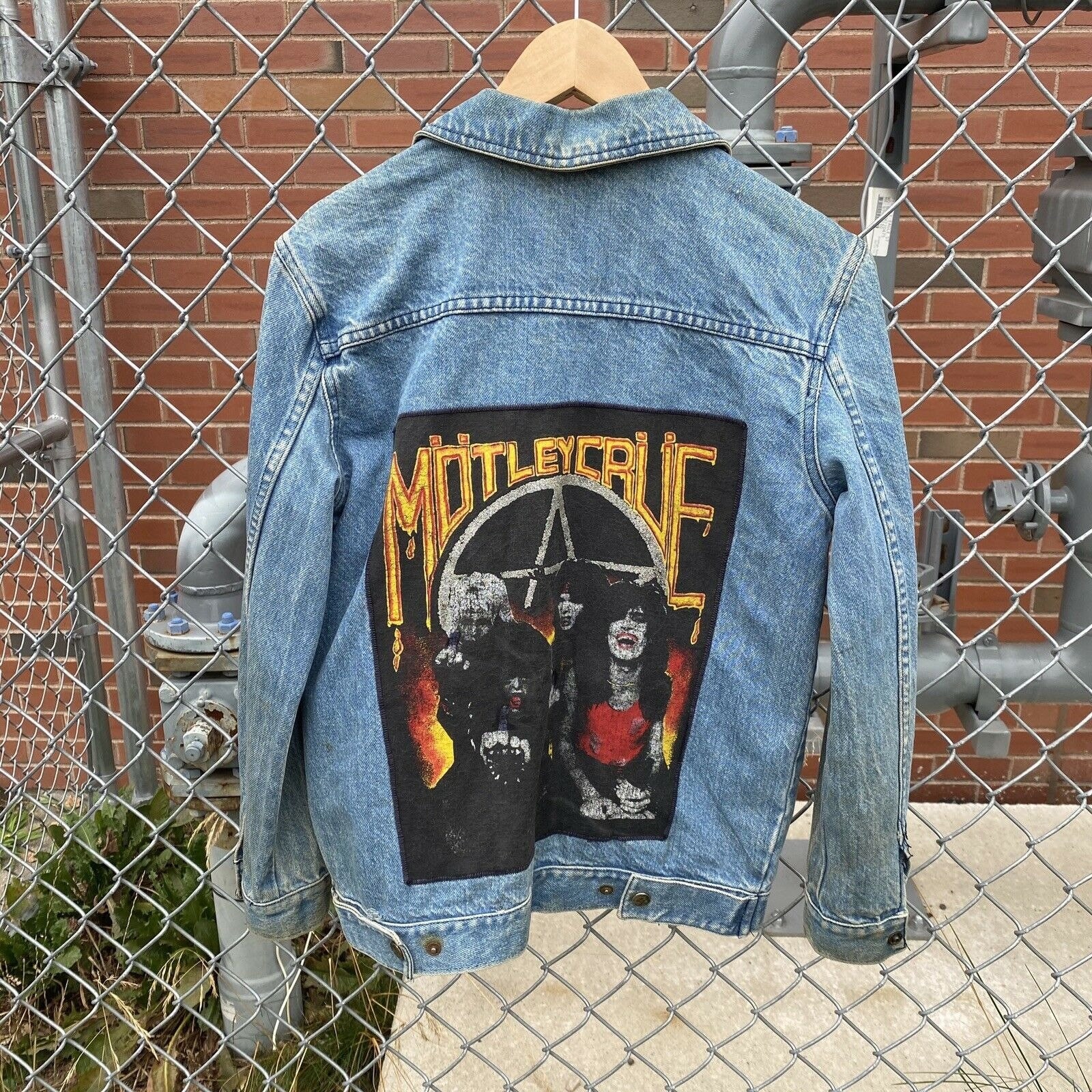Vintage 80s RARE Authentic Motley Crue Denim Jacket Size Small | Etsy