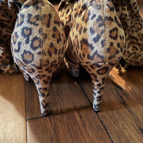 cheetah rubber boots