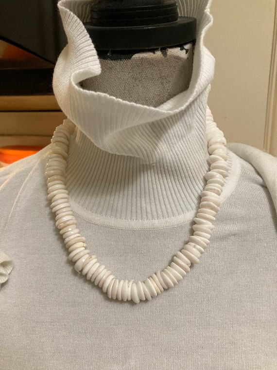 Large Pukka shell necklace