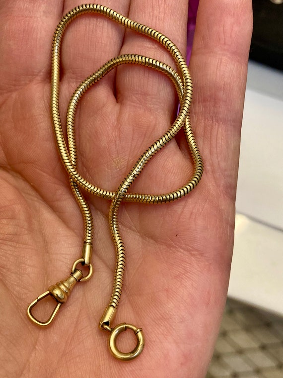 Krementz Gold Filled Pocket Watch Chain Bracelet Etsy Canada