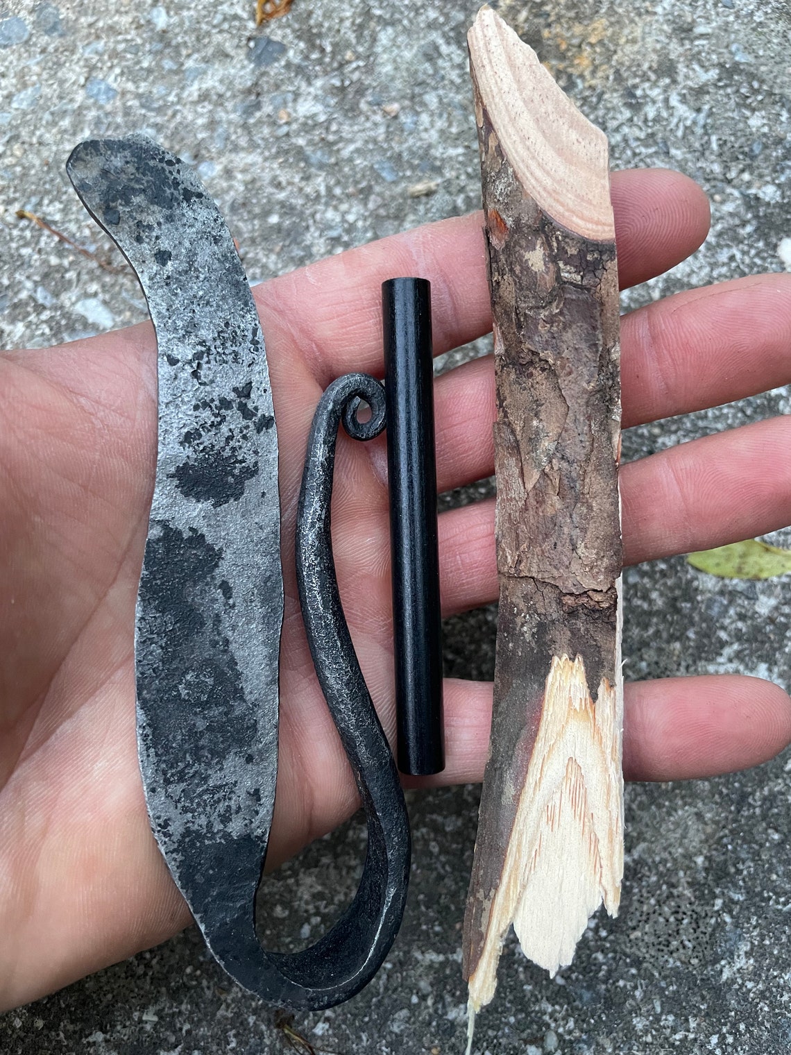 Traditional fire steel/ ferro rod combo Etsy