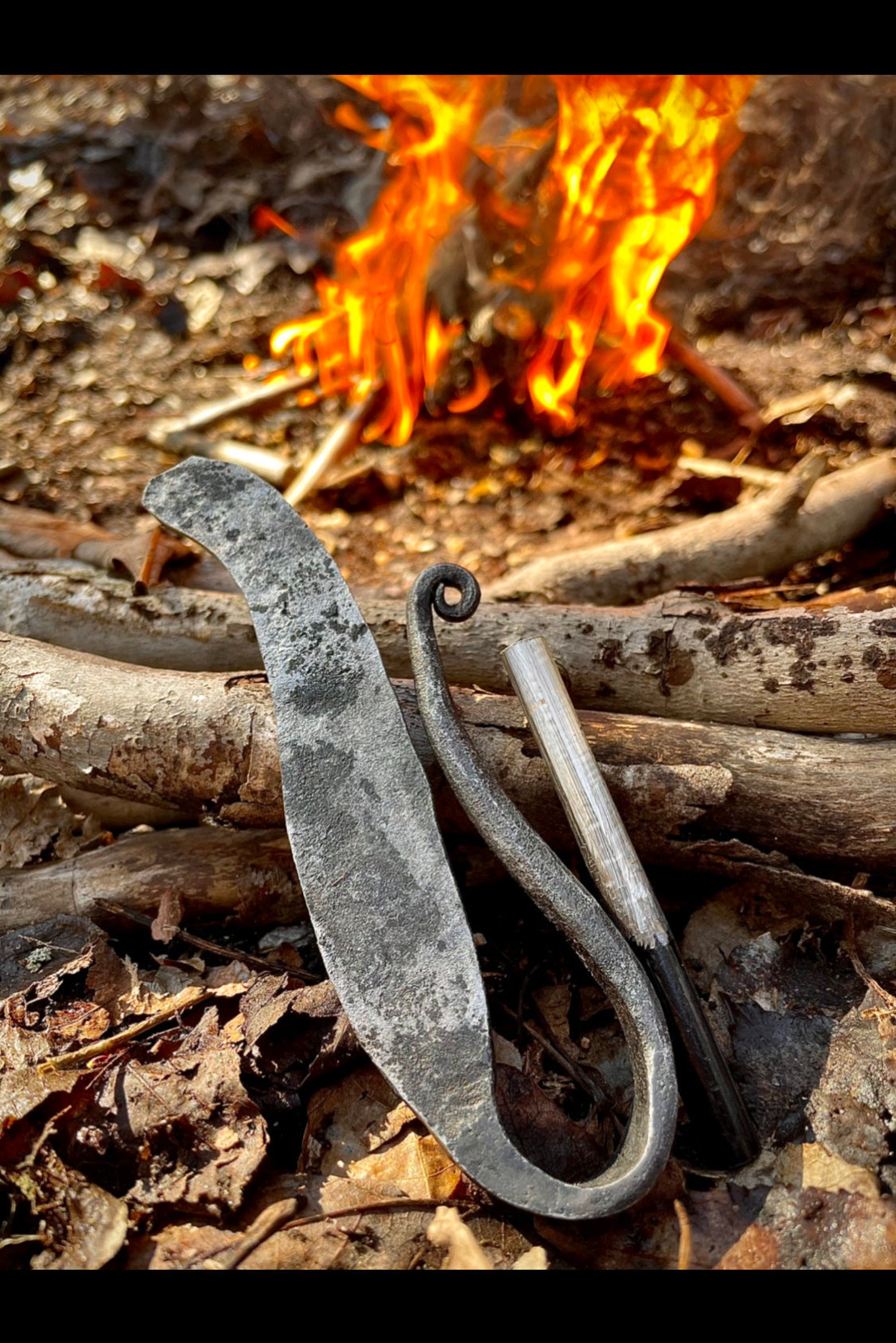 Traditional fire steel/ ferro rod combo Etsy