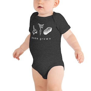 Homegrown baby short sleeve onesie FREE SHIPPING