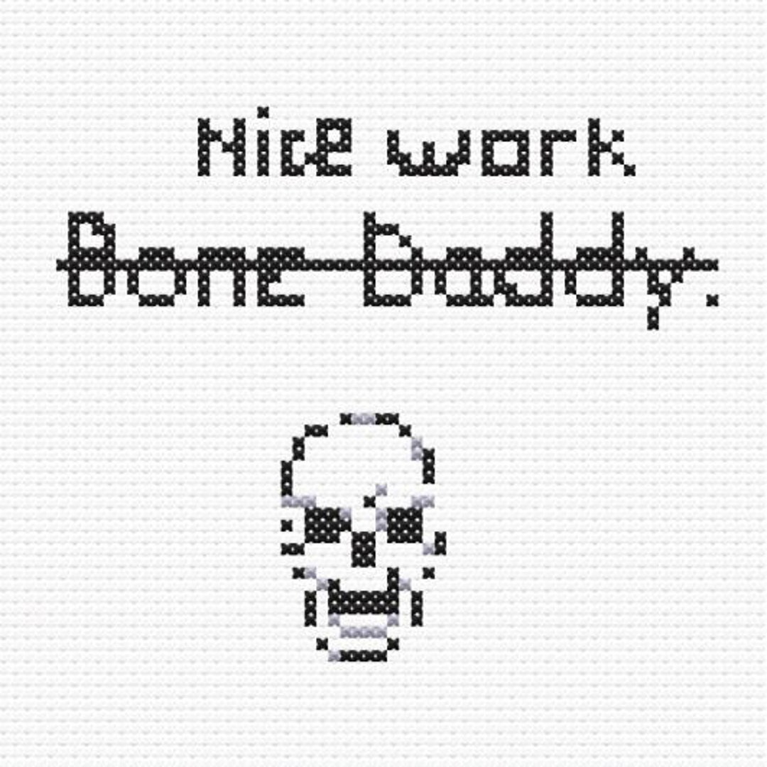 The Nightmare Before Christmas Cross Stitch Quote PATTERN - Etsy