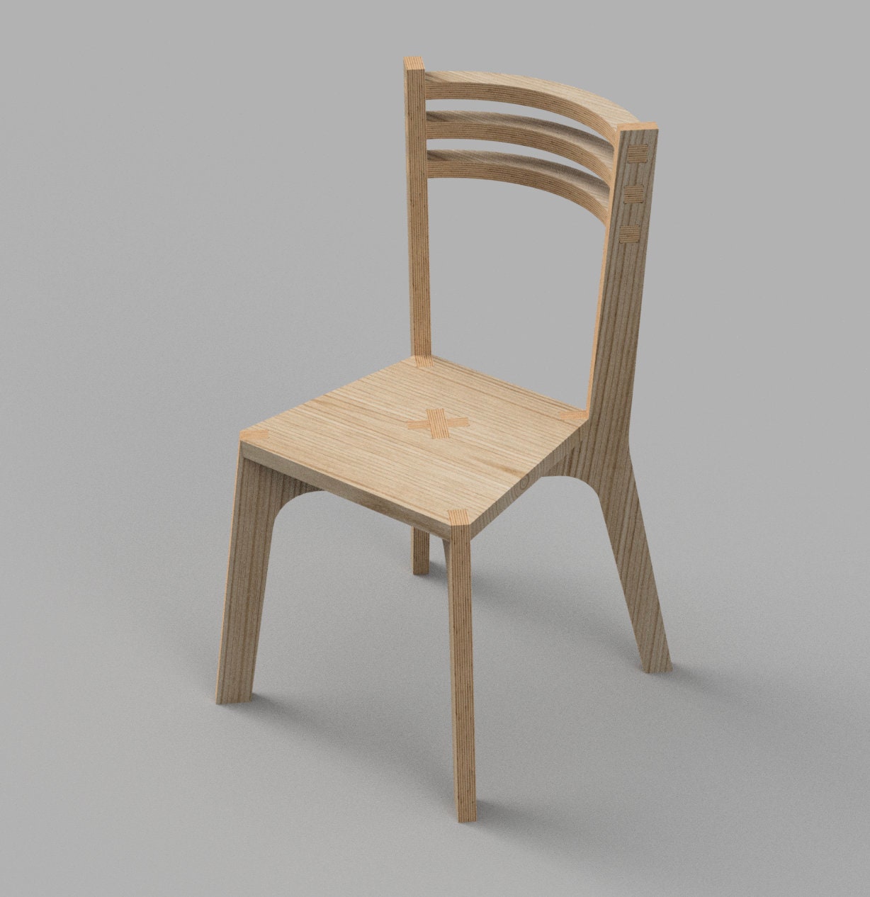 Chair Files Flat Pack Chair CNC File CNC Furniture DXF Files Instant Download - Etsy