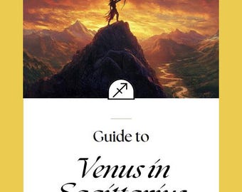 Guide to Venus in Sagittarius