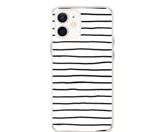 Minimalistic Striped Pattern iPhone Case