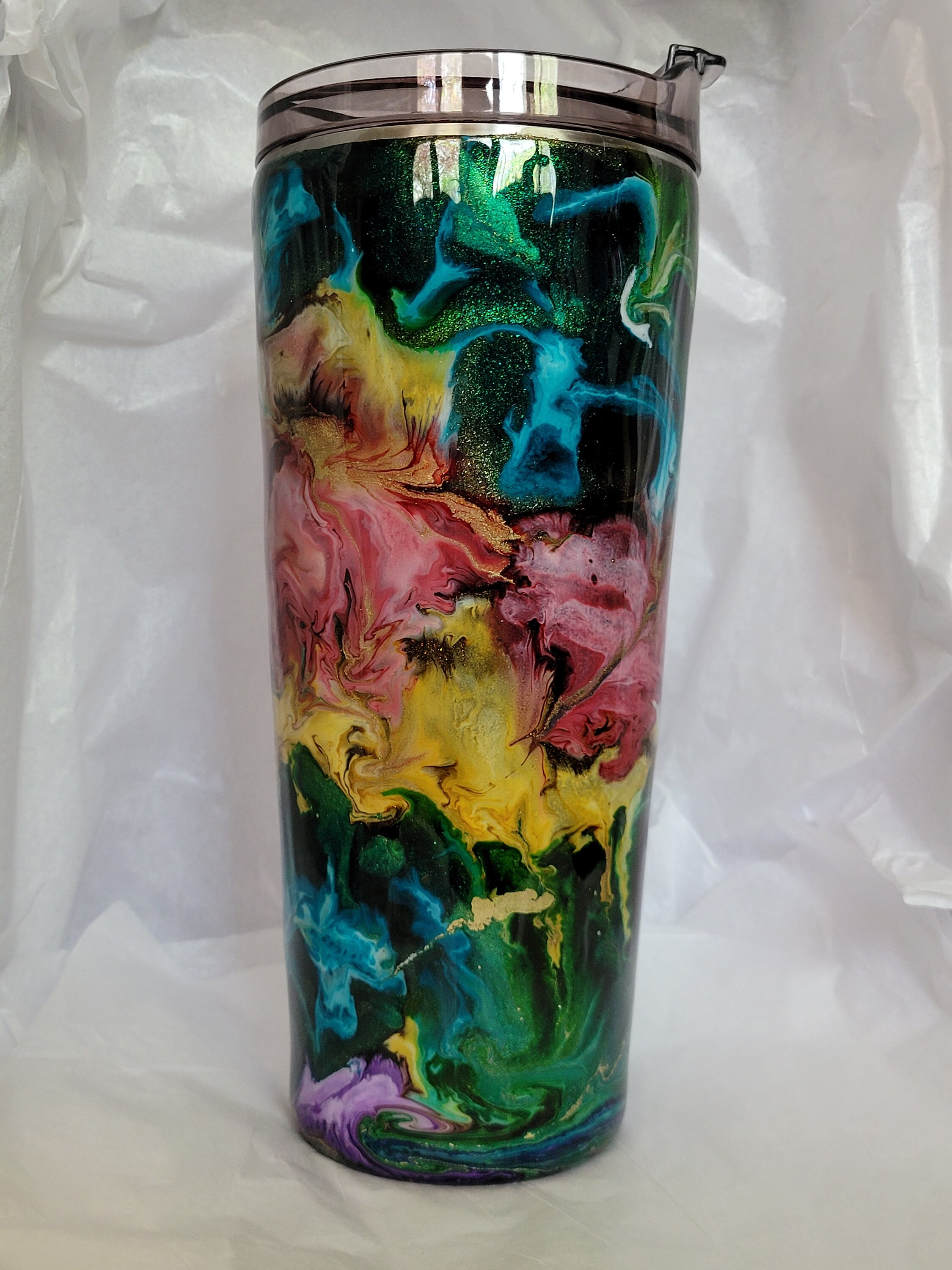 Insulated Tumbler Hand Decorated Tumbler/Cup Stainless Steel Etsy