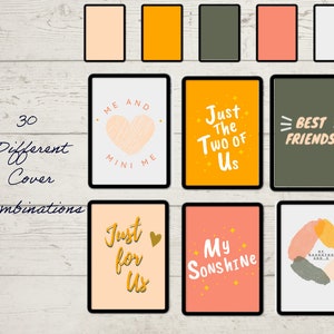 Just the Two of Us Customizable Shared Digital Journal| Couples| Mother Daughter| Father Son| Best Friends
