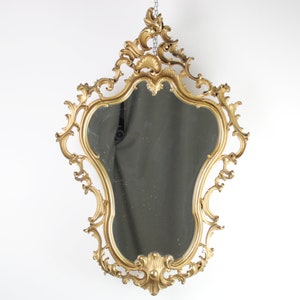 Sole specchio barocco in legno dorato - Piccoli e grandi specchi barocchi