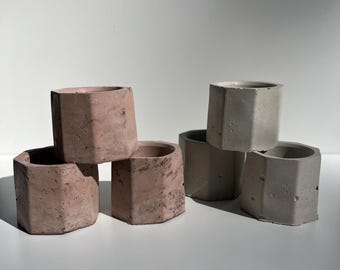 Set of 3 Handmade Planters | Mini Succulent Pots