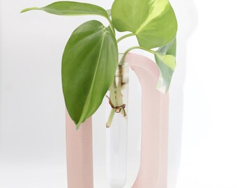 Concrete Plant Propagation Stand | Boho Plant Decor