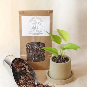 Organic All Purpose Potting Mix | Houseplant Growing Medium, 1 LB Bag