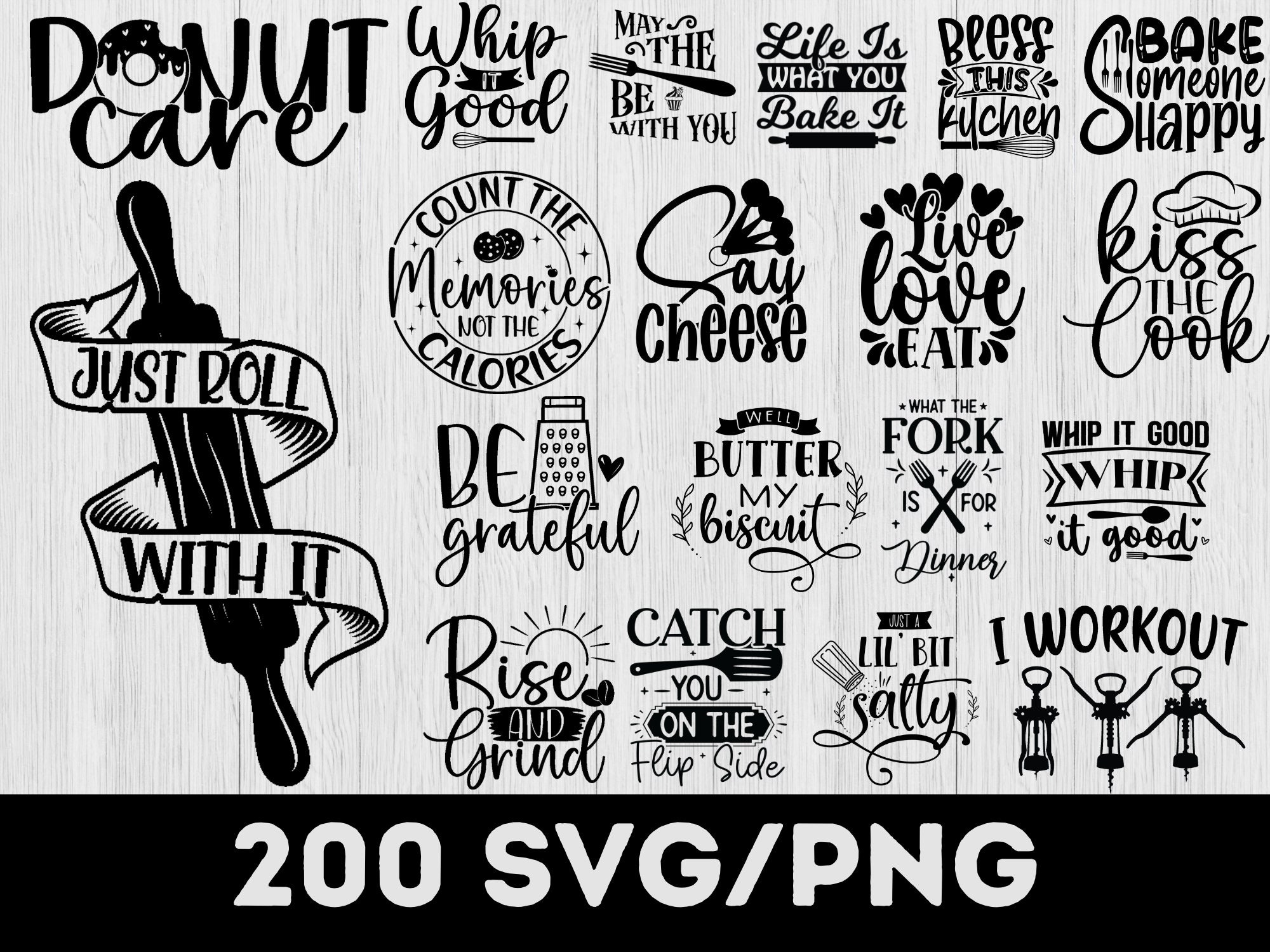 Funny Kitchen SVG Bundle, Kitchen SVG Bundle, Kitchen SVG Design,  SVGs,Quotes and Sayings,Food & Drink,On Sale, Print & Cut - So Fontsy