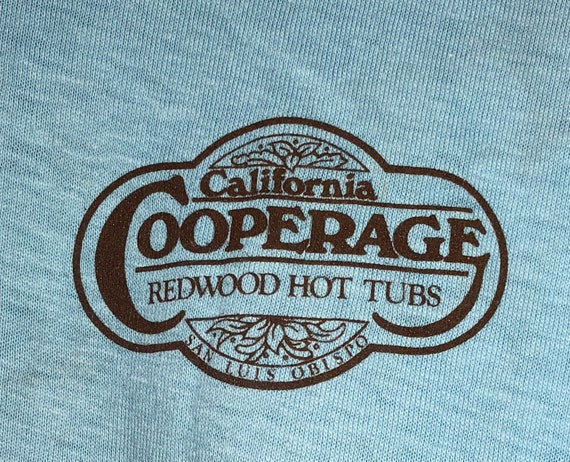 Vintage Funky 1980s Rare CALIFORNIA COOPERAGE Red… - image 4