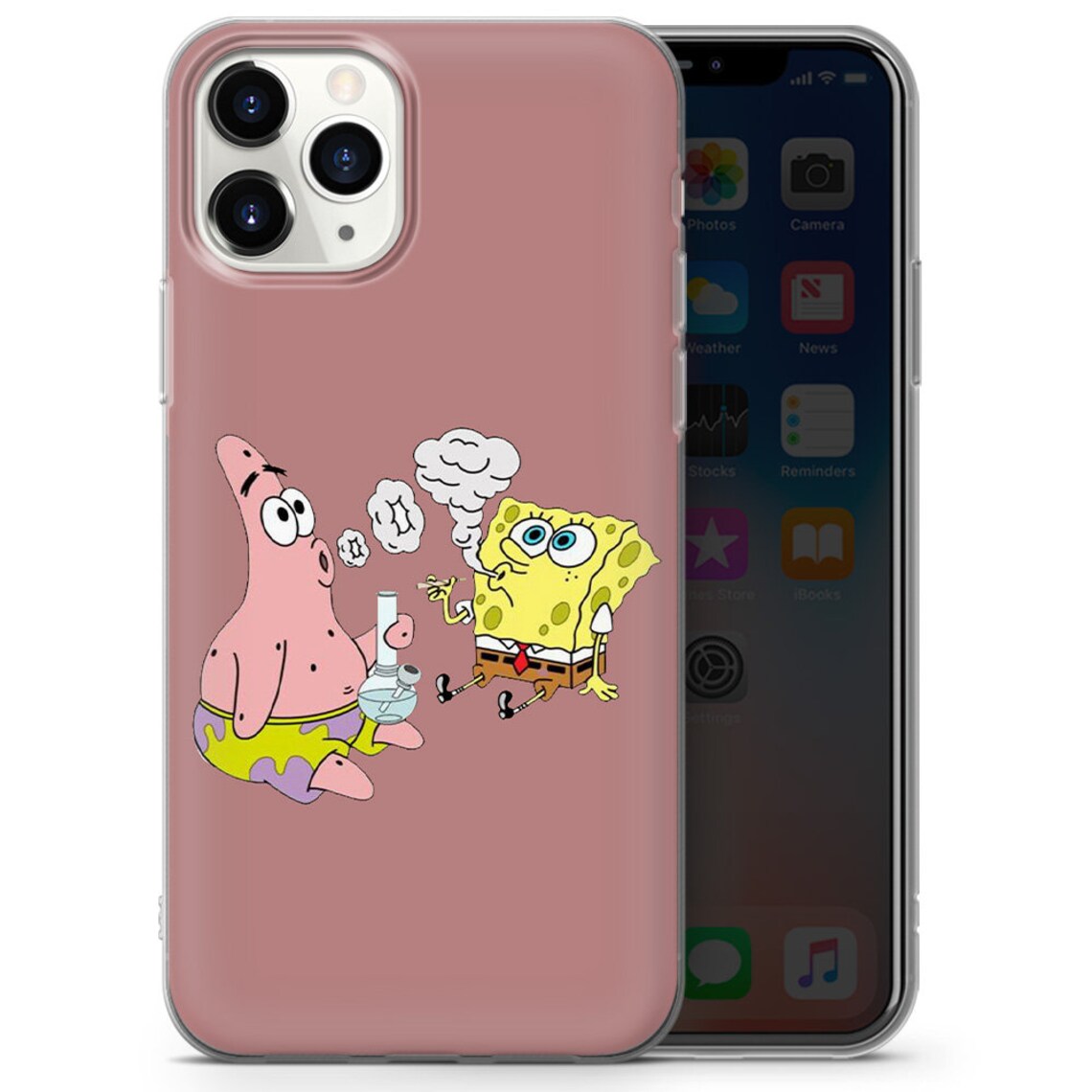 Spongebob meme Phone case fits for iPhone 12 mini 7 8 XS Etsy