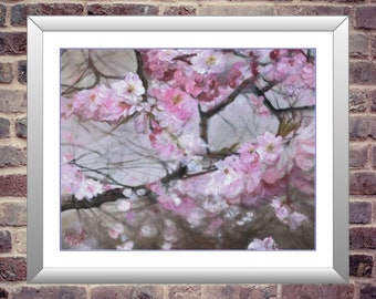 Sakura | Anchor Cross Stitch Pattern | Three Counted PDF Charts in Instant Download | Happy Stitching and Thanks for Visiting!